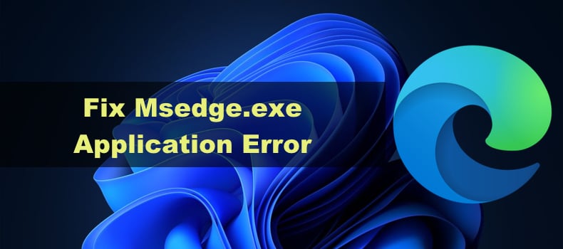 MSedge.exe Application Error