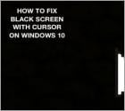 How to Fix Black Screen With Cursor?