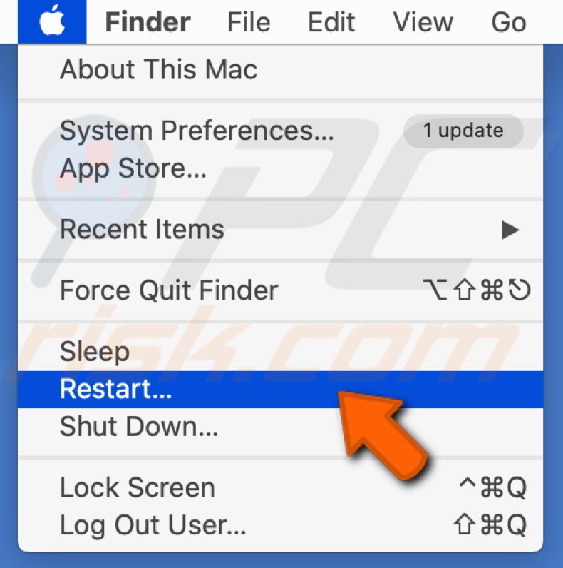 types of mac restart