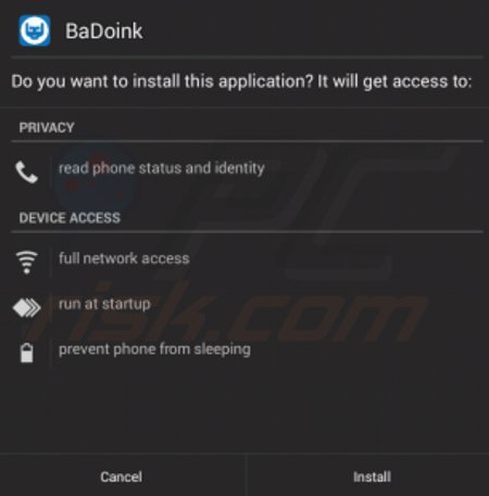 android koler ransomware spread using badoink fake app