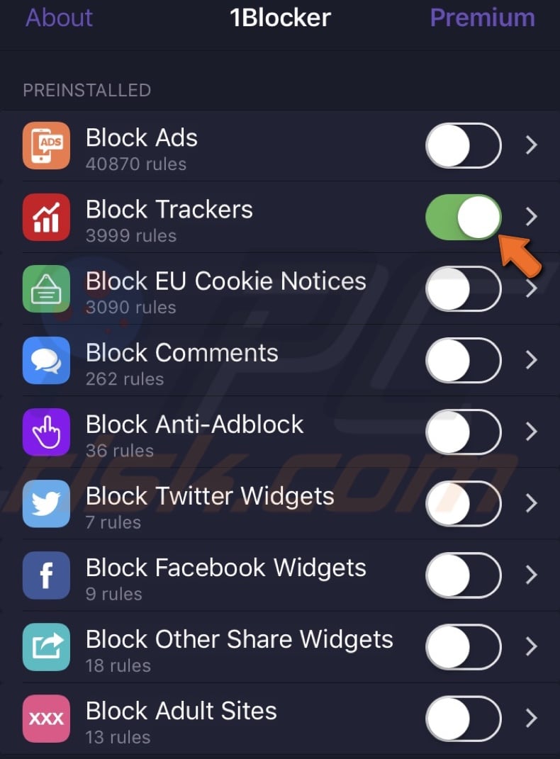 block mining on iPhone and iPad