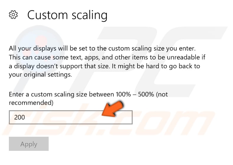 custom scaling step 3