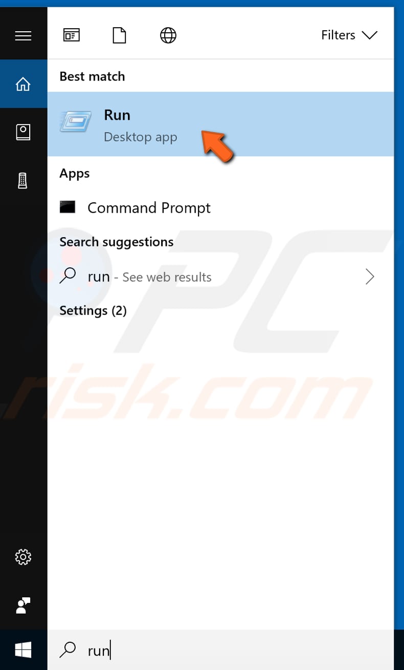 open command prompt from run step 2