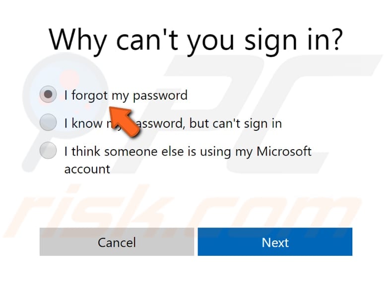 windows 10 password reset tool microsoft