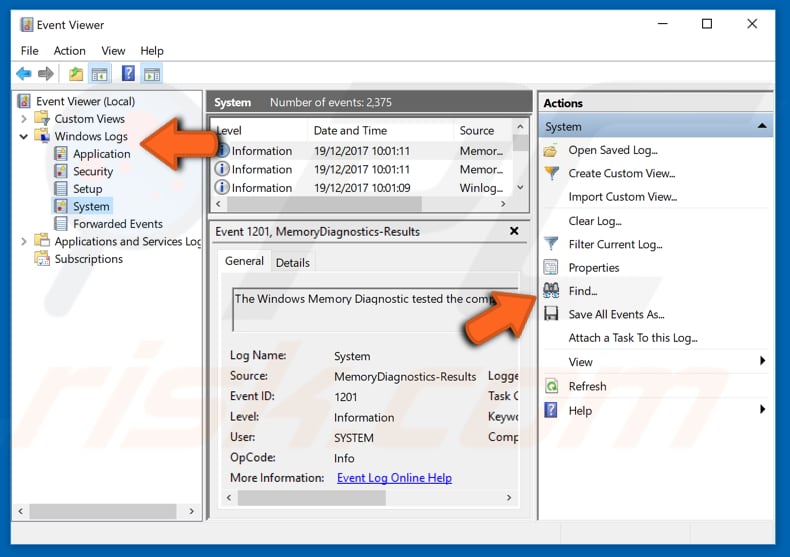 how to test your ram using windows memory diagnostic tool step 5