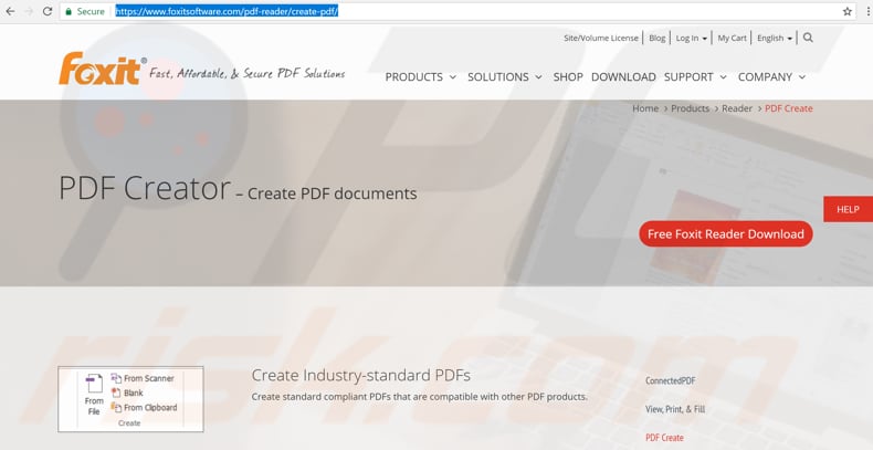 foxit pdf website