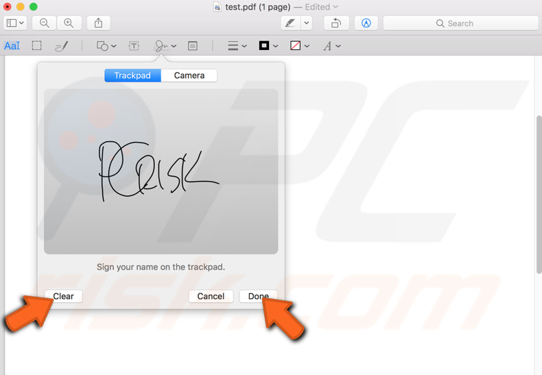sign documents electronically on Mac step 4