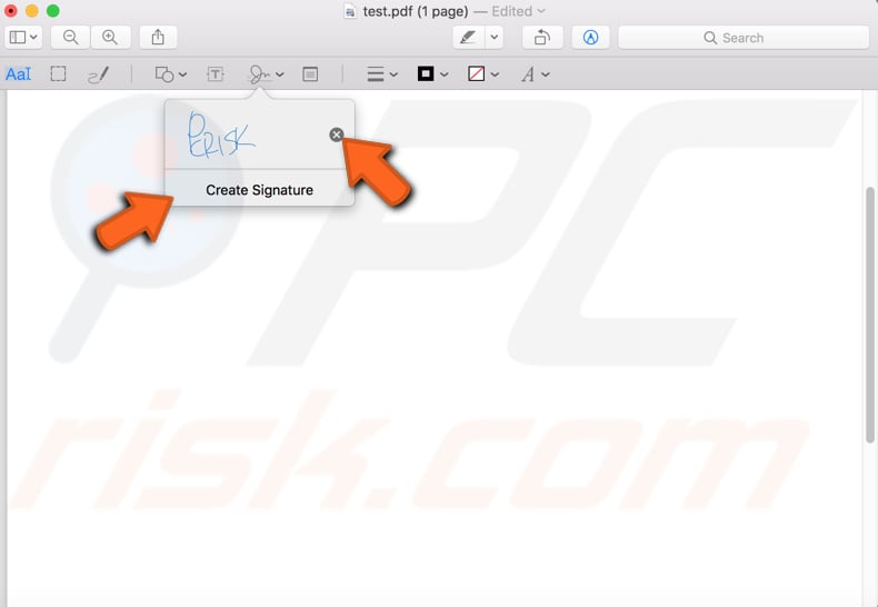 sign documents electronically on Mac step 5