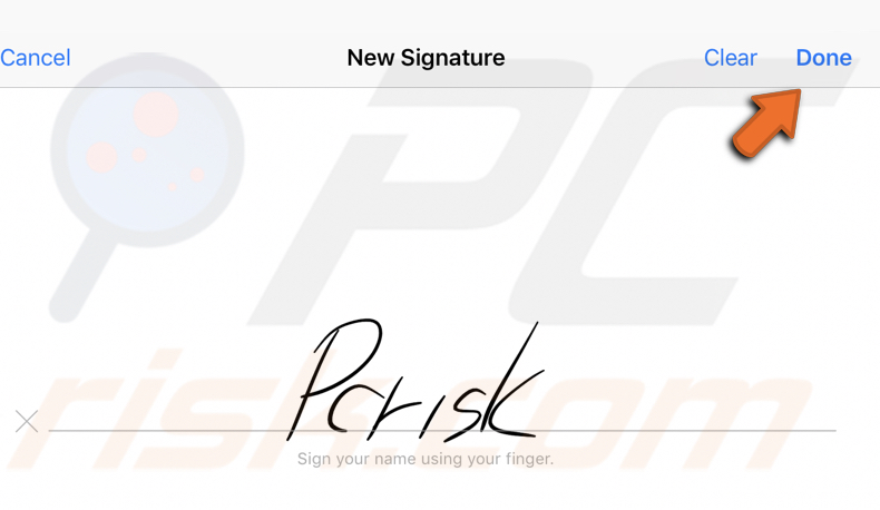 sign documents electronically on iPad or iPhone using Mail step 4