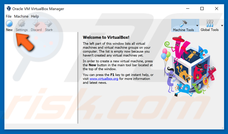 how to create virtual machine with oracle vm VirtualBox 