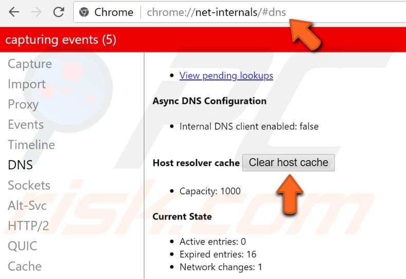 clear browsing data step 3