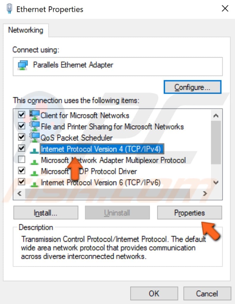 usa google dns passo 4