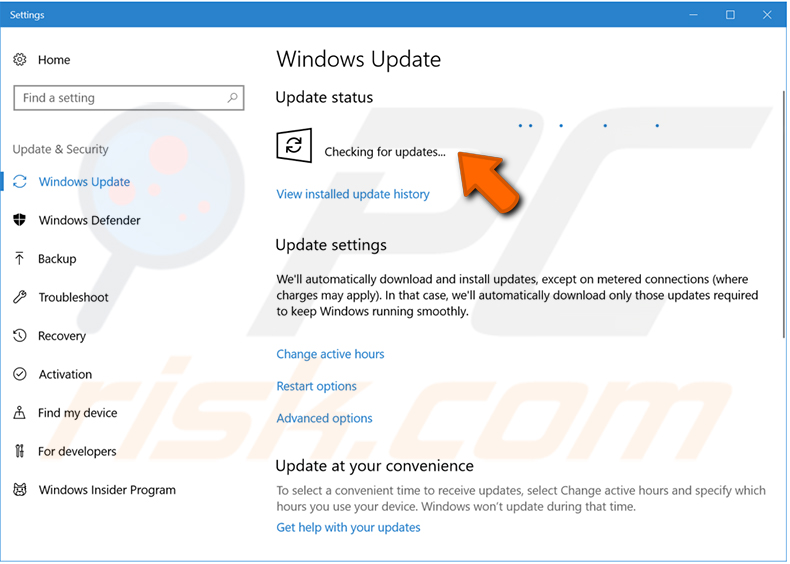 how to run windows update step 2