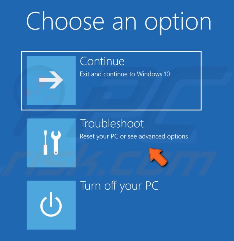 restore your system using restore point step 1