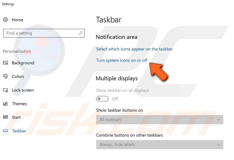 customize taskbar settings step 3