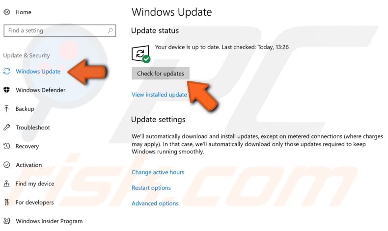 update you windows step 2