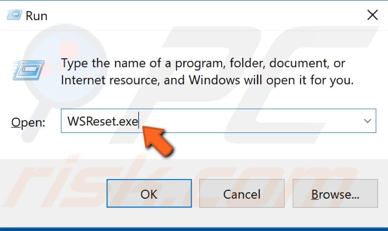 reset microsoft store cache