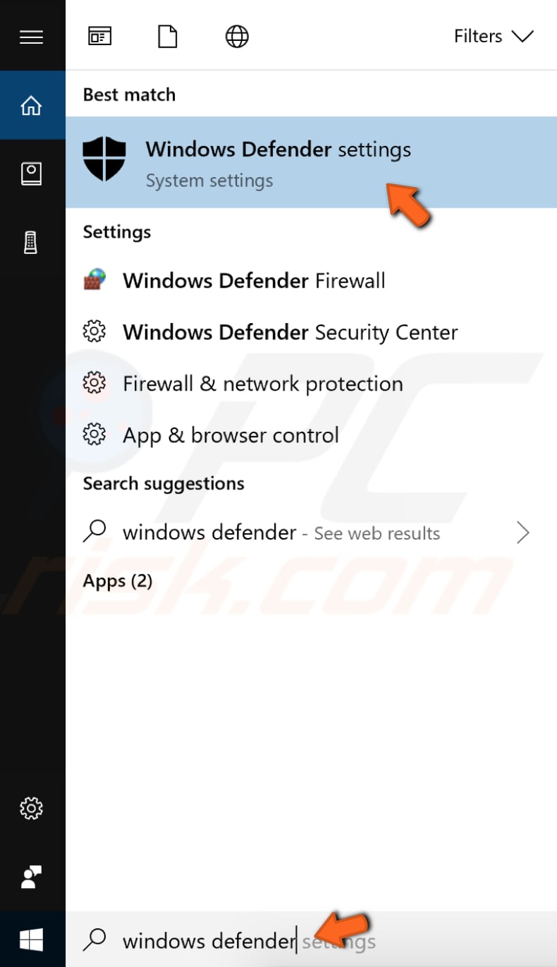 cant turn windows defender on