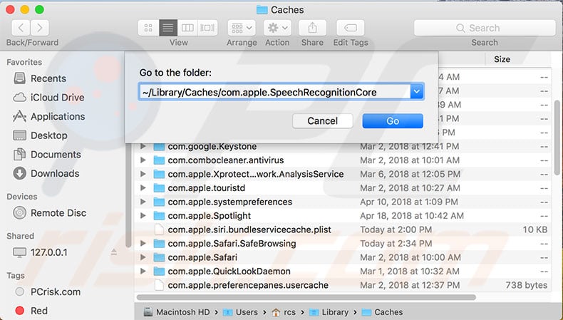 delete-speach-recognition-folder