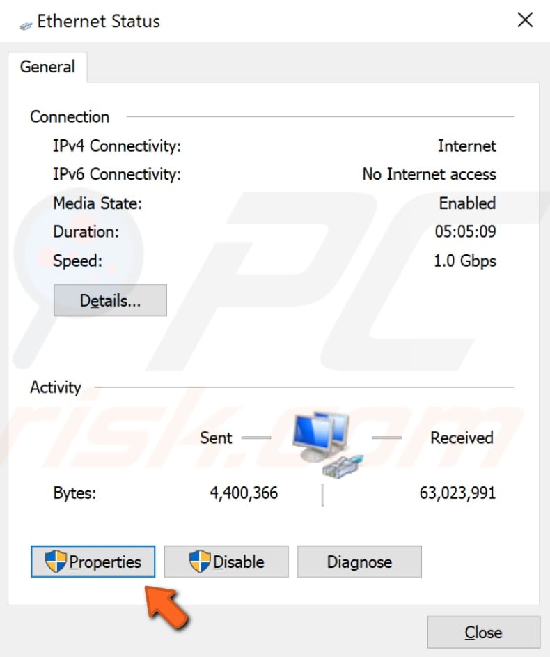 check if ip addresses properly assigned step 4