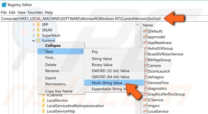 edit windows registry step 3