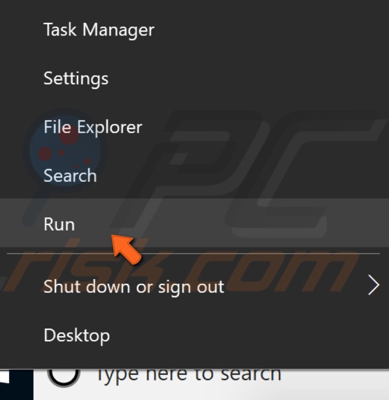 disable windows search service step 1