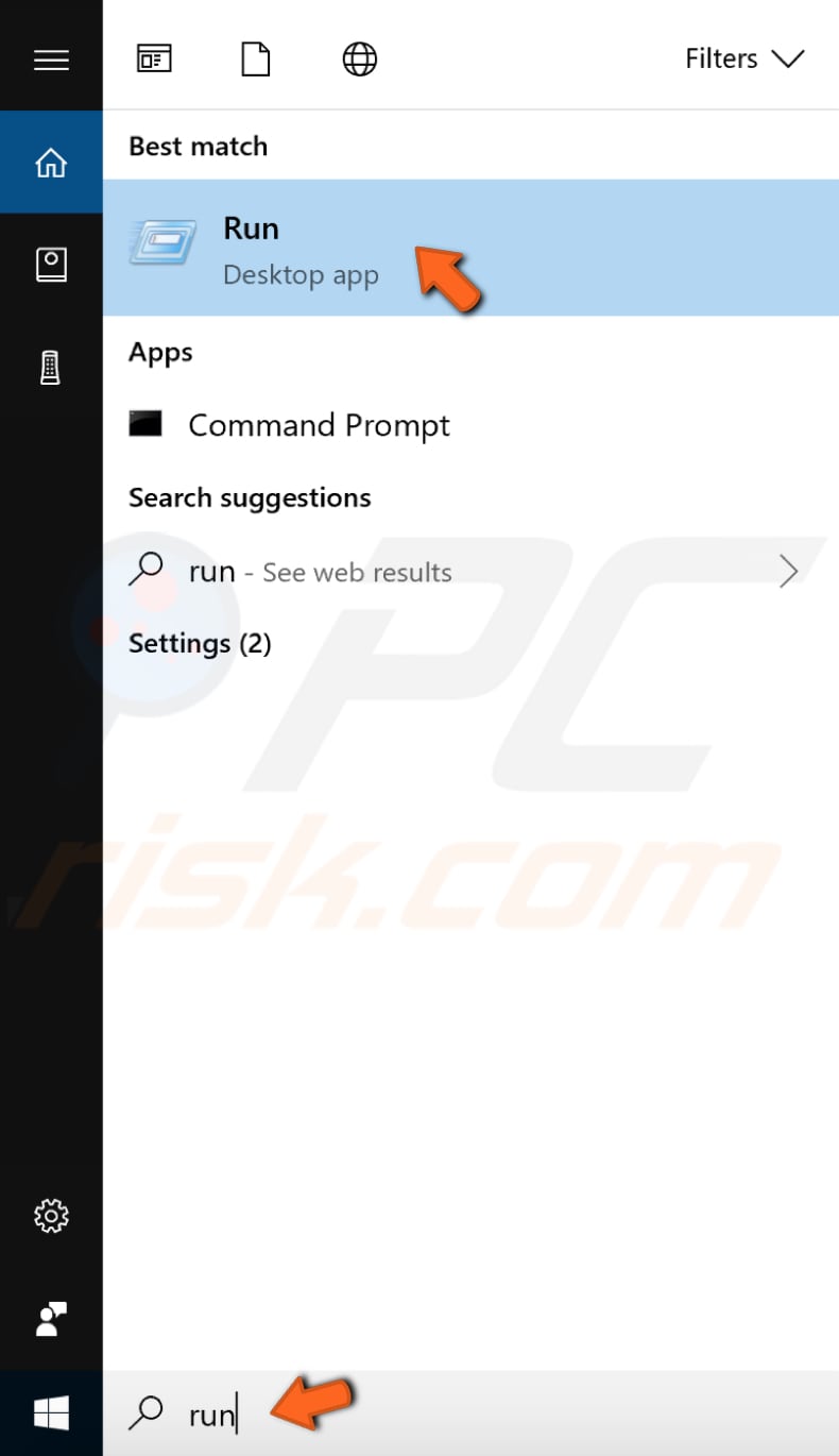 disable thumbnails using registry editor step 1