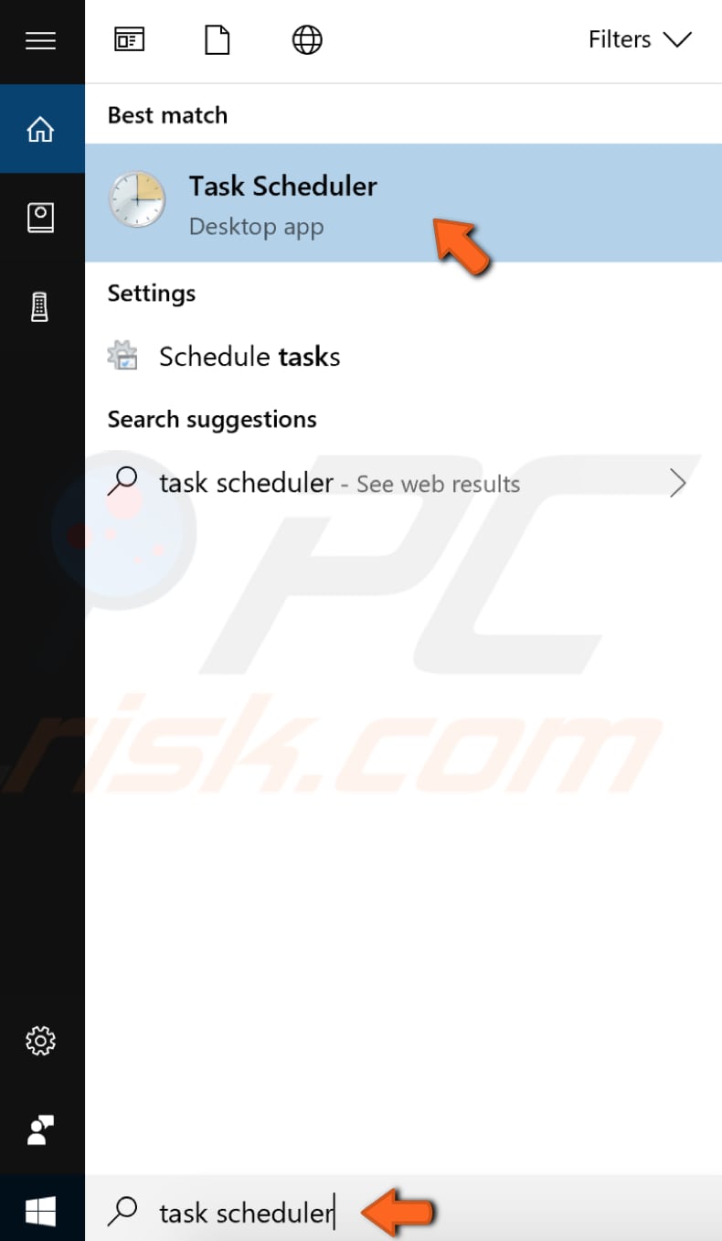 reschedule windows defender using task scheduler step 1