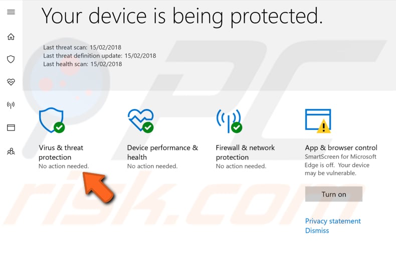 prevent windows defender from scanning its directory step 2