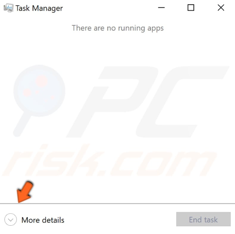 close programs using task manager step 2