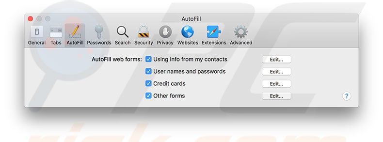 have multiple passwords saved for the same website mac