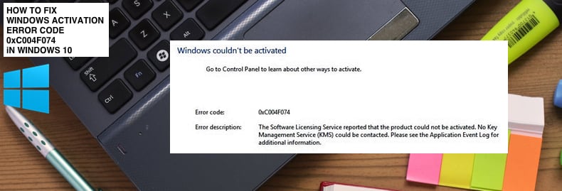 microsoft office activation wizard error code 0xc004f074