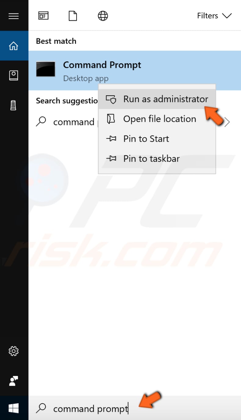 flush dns using command prompt step 1