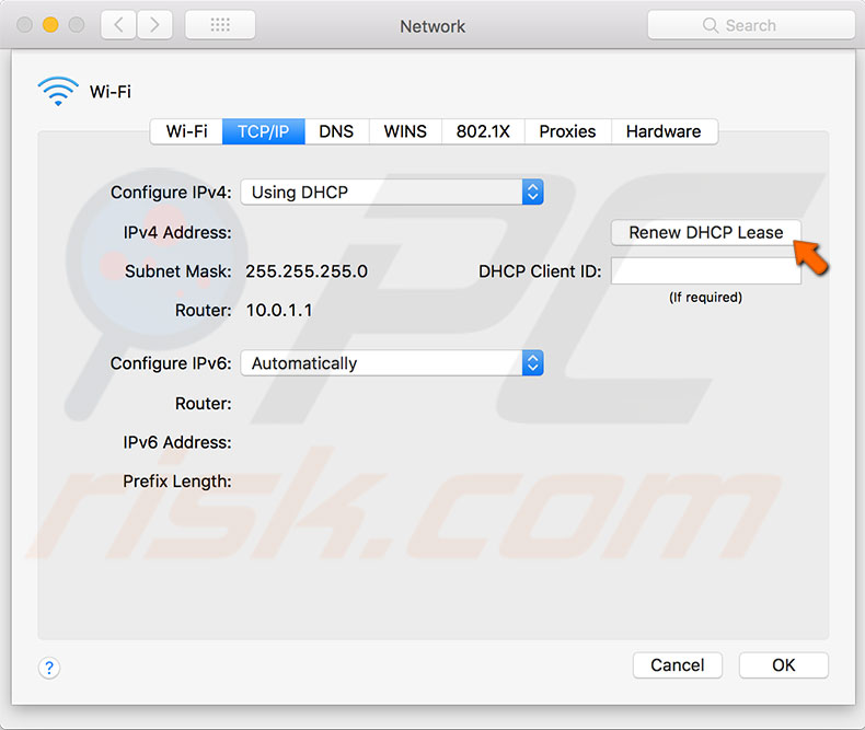 dhcp app for mac