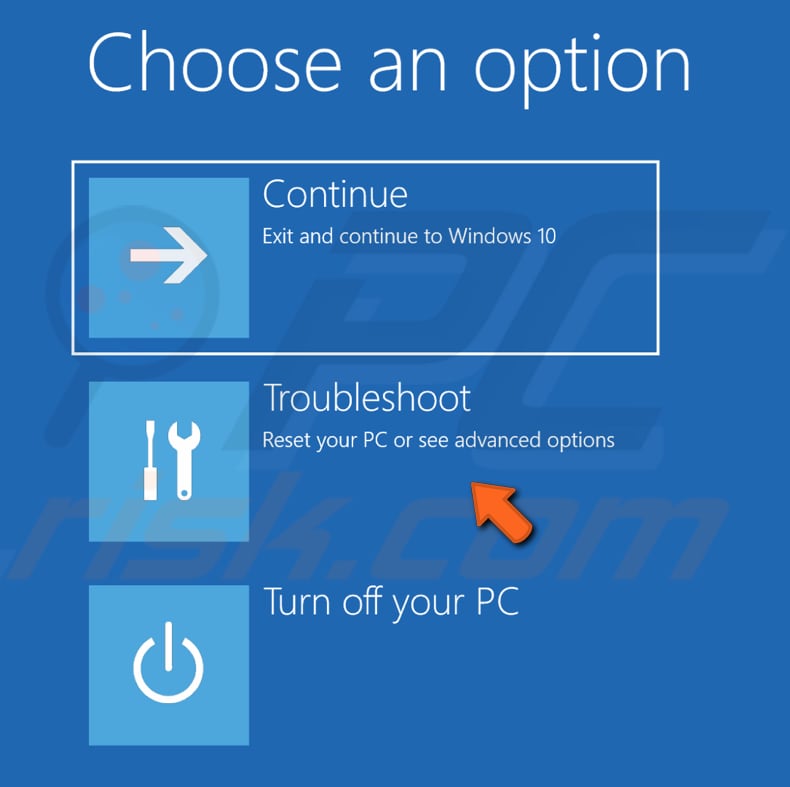 fix bsod using system restore step 1