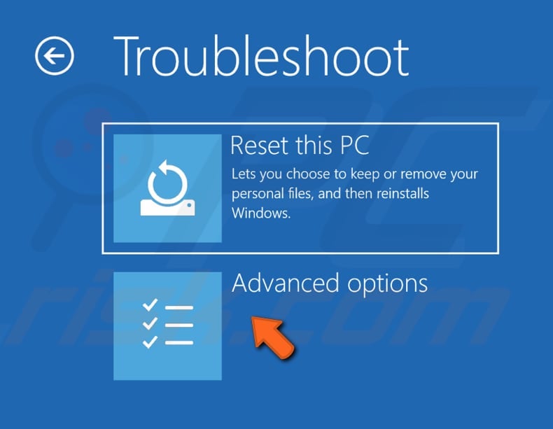 fix bsod using system restore step 2