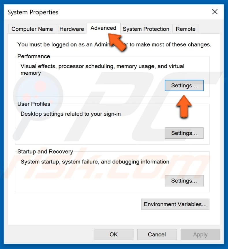 fix memory management increase your virtual memory step 2