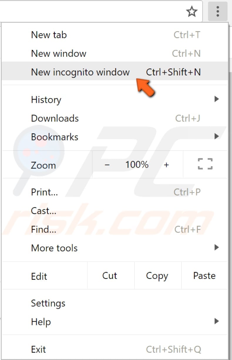 clear chrome host cache step 1