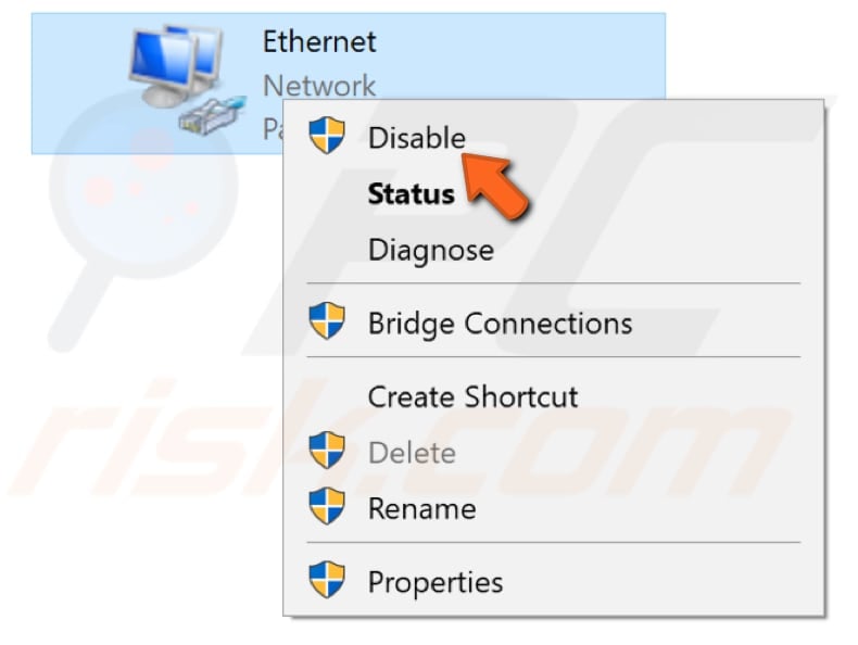 disable secondary connections step 3