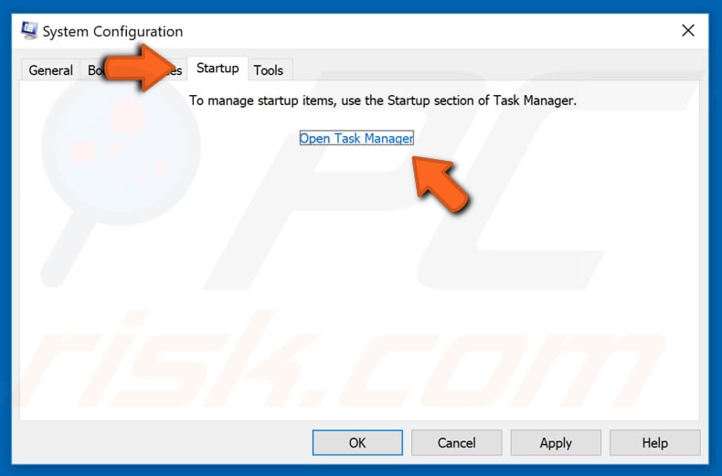 perform clean boot step 4