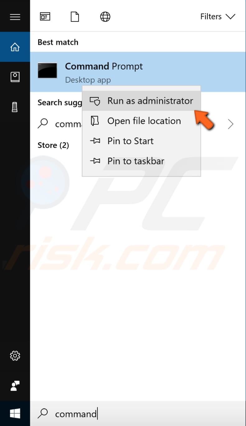 restart windows update service through command prompt step 1