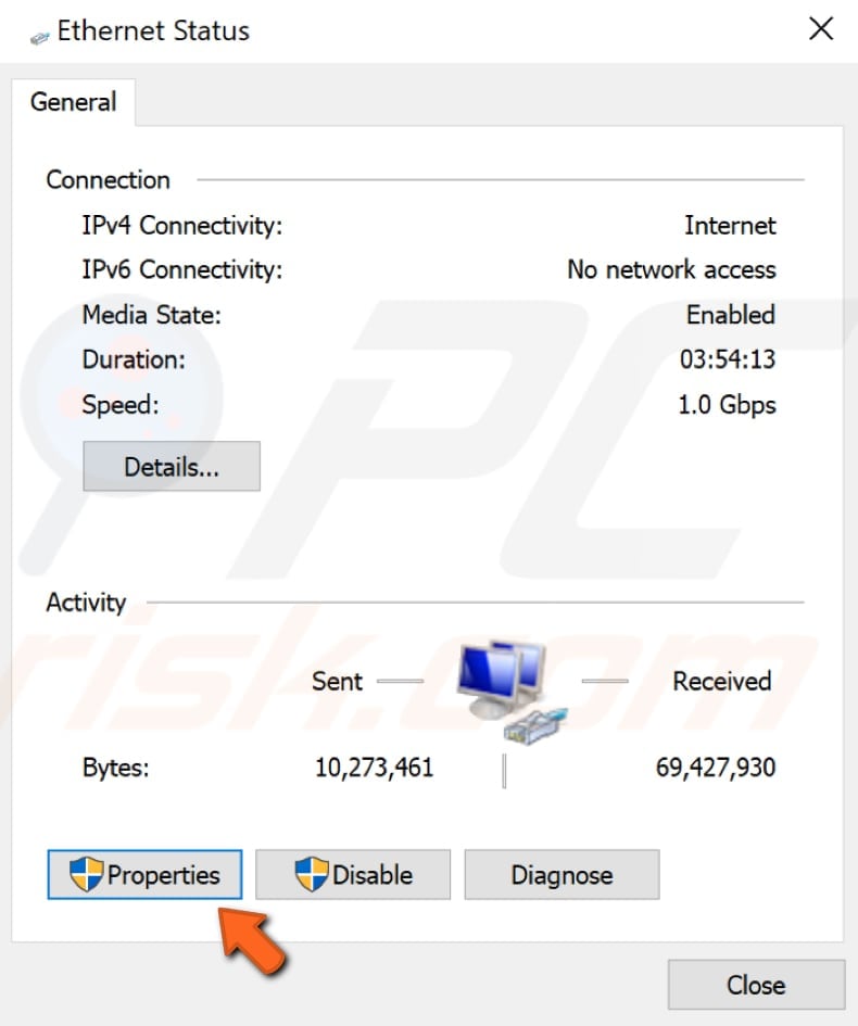 отключить ipv6 шаг 3