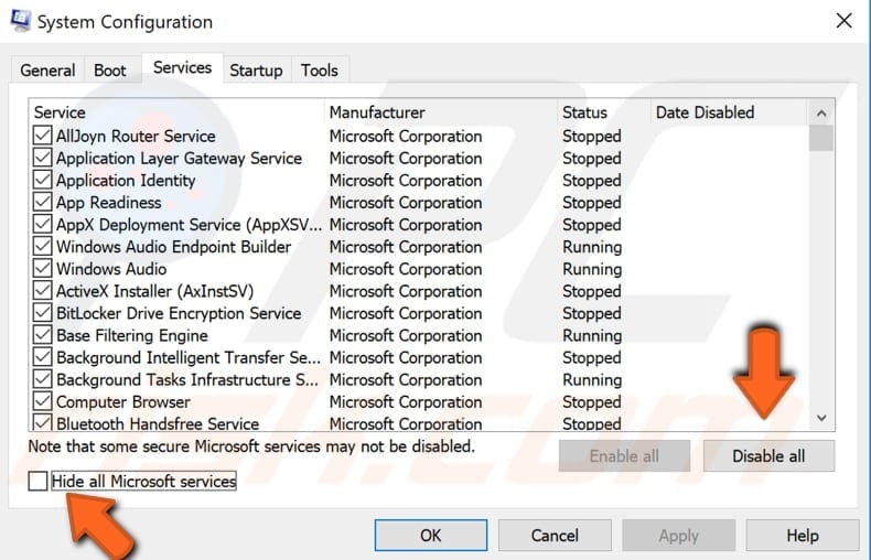 start windows in a clean boot state step 2