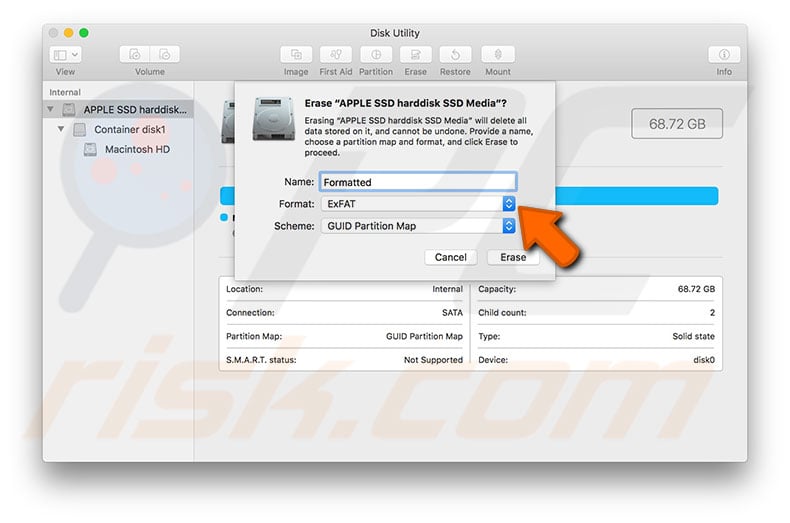 configure drive for mac and windows