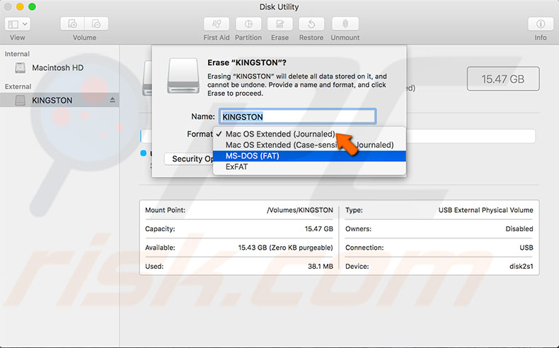 expansion hard drive for mac ntfs or fat