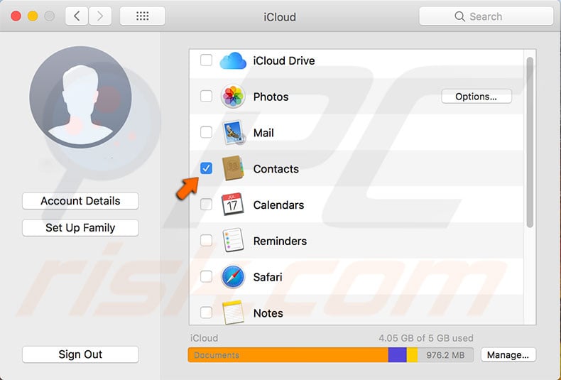 how to download contacts onto mac