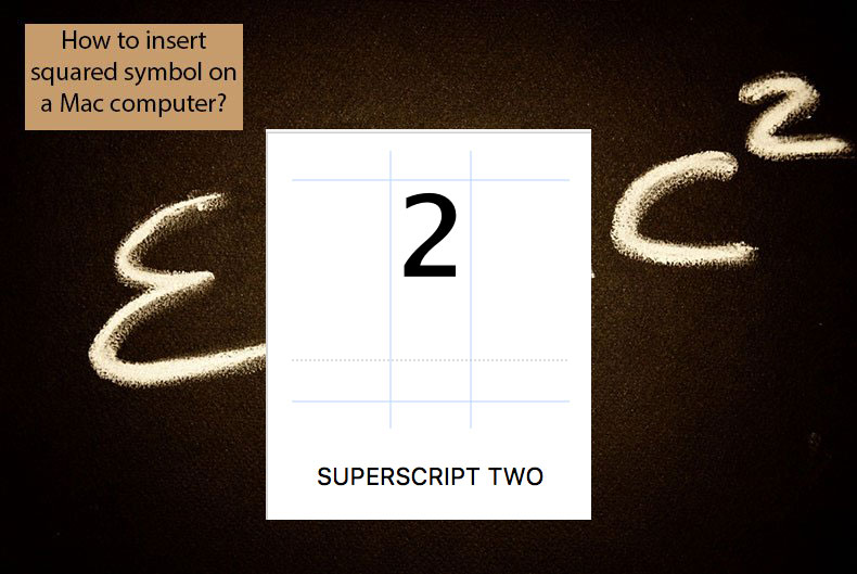 how to type a squared symbol in powerpoint online mac