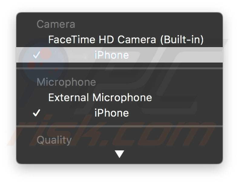 how to record screen with camera box quicktime player mac