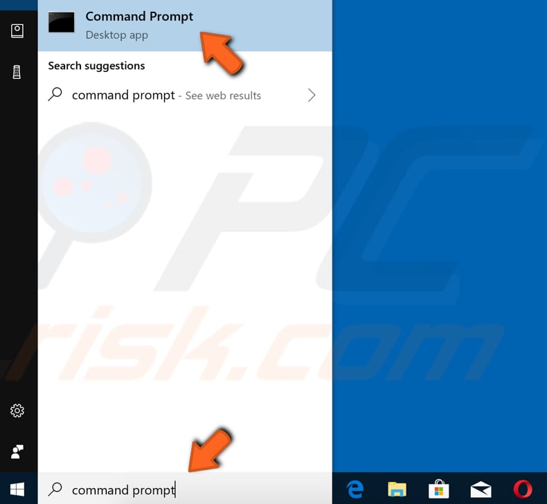 open device manager using command prompt command windows 10 step 1