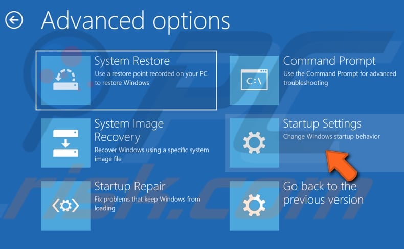 remove utcsvc.exe in safe mode step 4